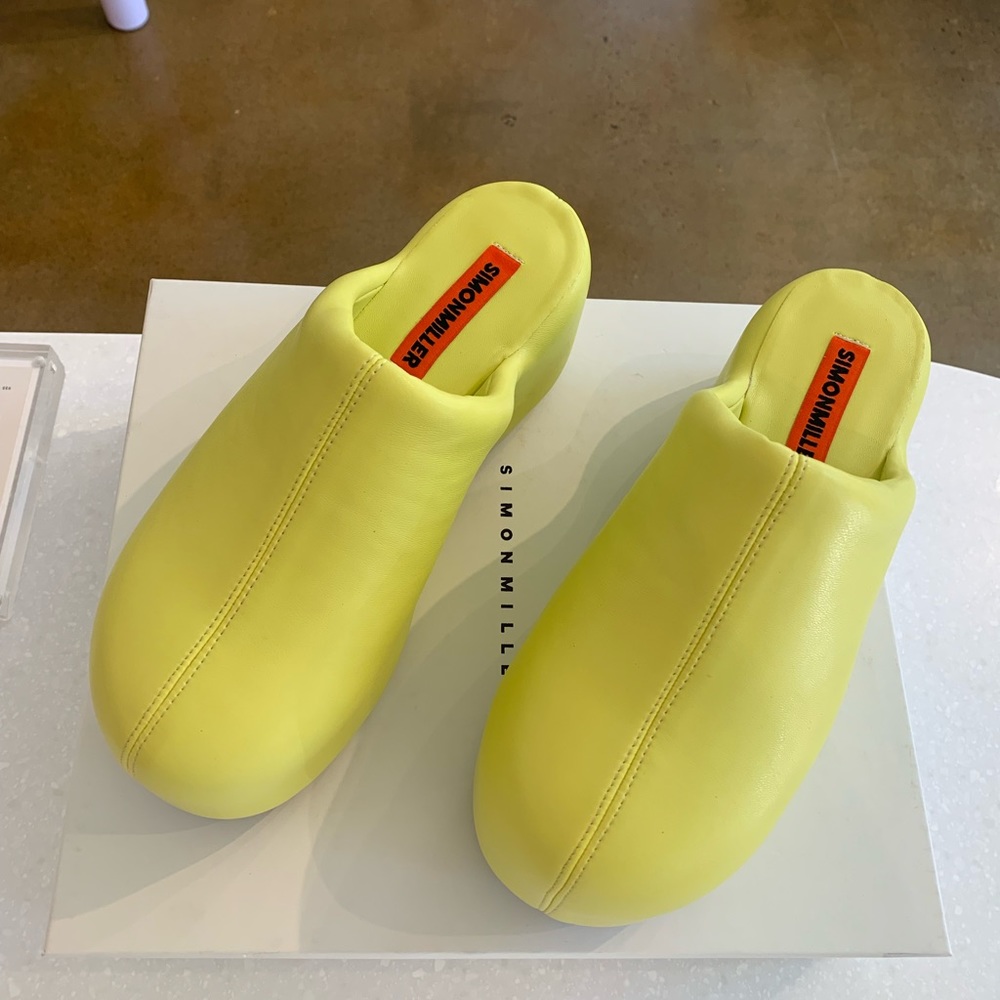 *NEW in box* Simon Miller Bubble Clogs (Honey Glaze)